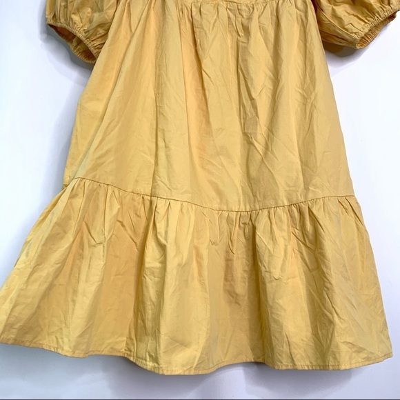 Billabong | Yellow Puff Sleeve Dress - Picture 4 of 8